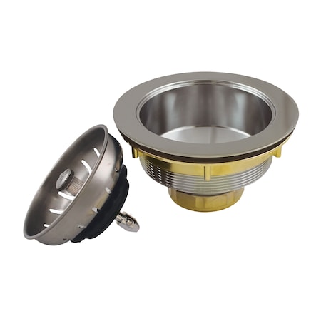 Keeney Mfg Heavy Duty Kitchen Sink Strainer W/ Power Ball Basket, Stainless Steel K1439SS